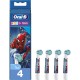ΒΟΥΡΤΣΑΚΙΑ ΟΔΟΝΤΟΒΟΥΡΤΣΑΣ BRAUN ORAL-B (80826597) SPIDERMAN KIDS 4τμχ